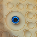 Large Yellow Pop Fidget Toy Silicone Handbag Tote Blue Eyes Kidcore