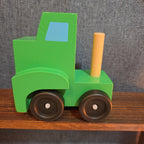 Melissa & Doug Wooden Car Carrier Truck Cab Green Replacement