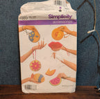 Simplicity 4989 Donna Lang Novelty Wristlet Bag Pattern Y2K