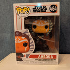 Funko POP Star Wars Ahsoka 464 The Mandalorian Dual Sabers in Box with Protector