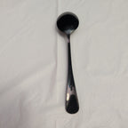 Set of 7 Black Stainless Steel Spoons 18/0 Modern Flatware Teaspoons Clean
