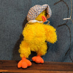 Ty Bonnie Yellow Baby Chick Plush Gingham Bonnet 1993 Vintage