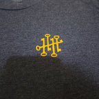 Diageo Tangerine Shirt Large Navy Blue Key Graphic Tee