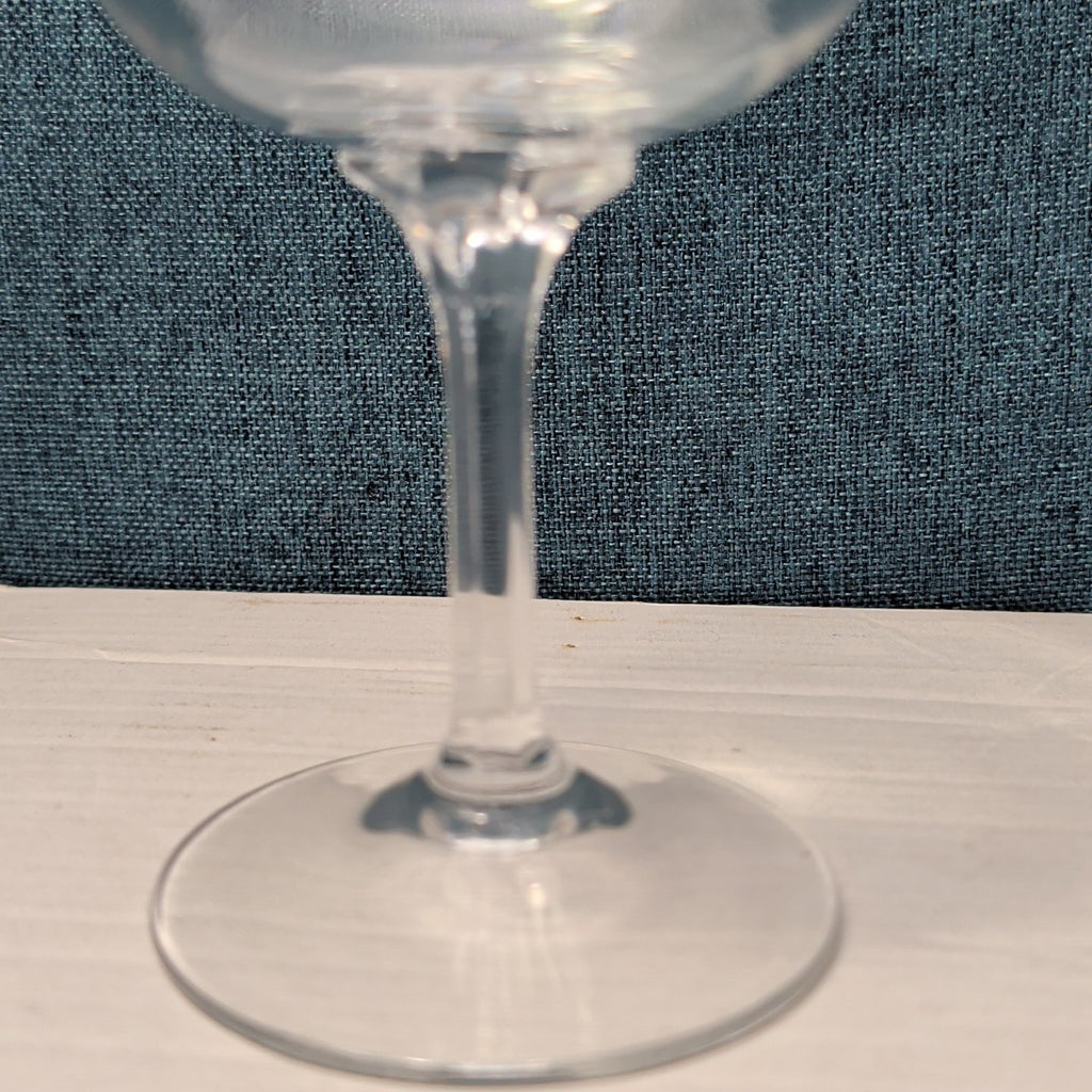 LENOX Crystal INTRIGUE Wine Glasses Gold Trim Fluted Rim Vintage 80s | Set of 6