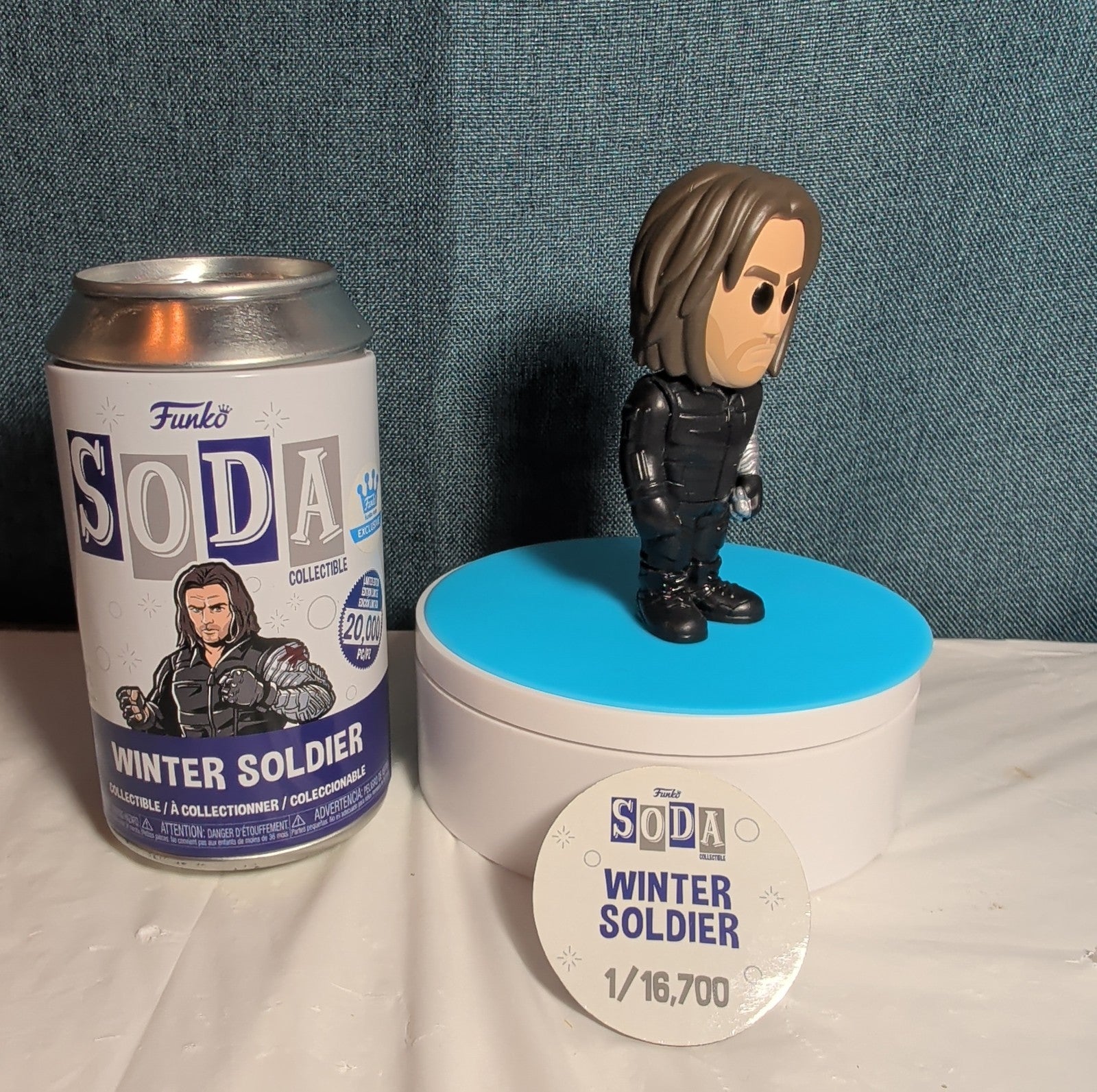 Funko Soda Winter Soldier Marvel MCU Vinyl Figure 1/16,700 w Can