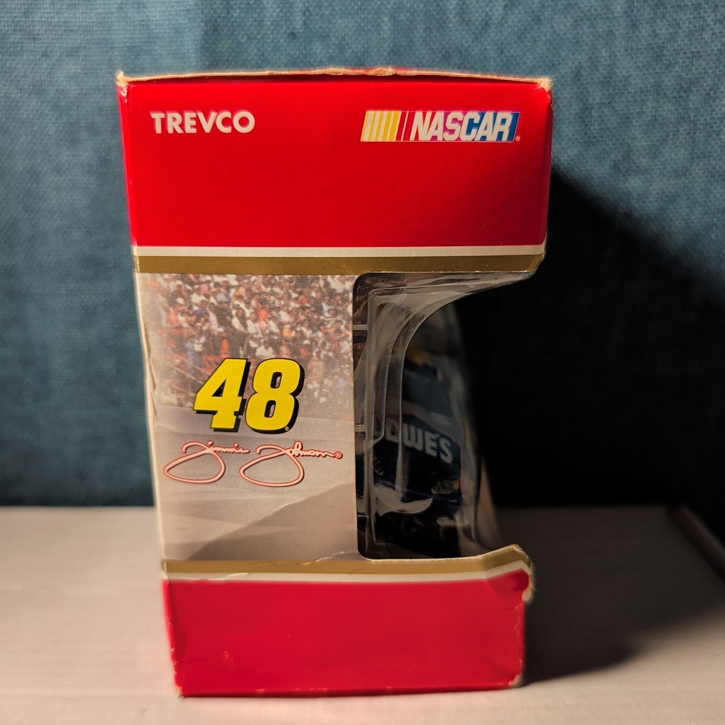 Jimmie Johnson 48 Lowe's 2005 Trevco Diecast Car Ornament NEW Distressed Box