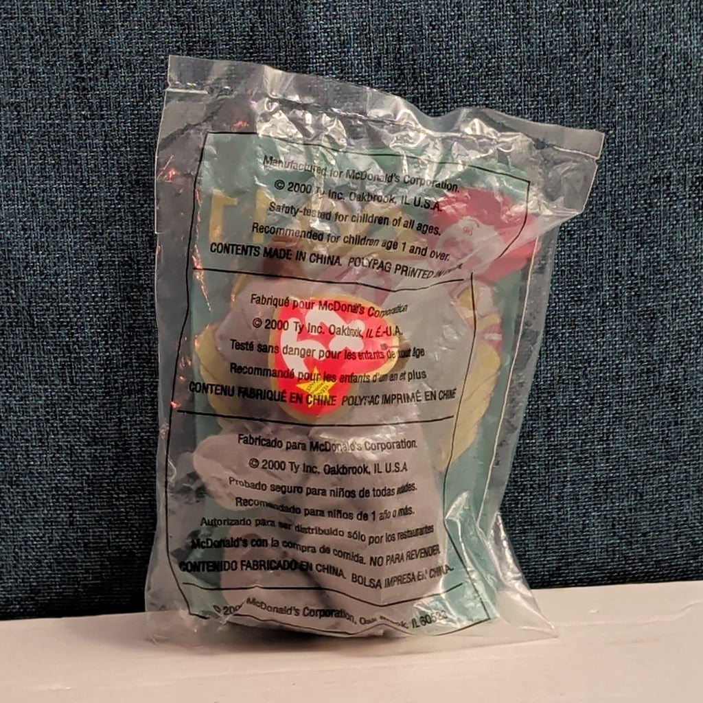 Ty Teenie Beanie Baby Spike Rhinoceros #11 McDonald’s 2000 New in Package Retire