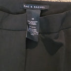 Zac & Rachel Black Dress Pants 14 Pleated Pocket Stretch Career NWOT