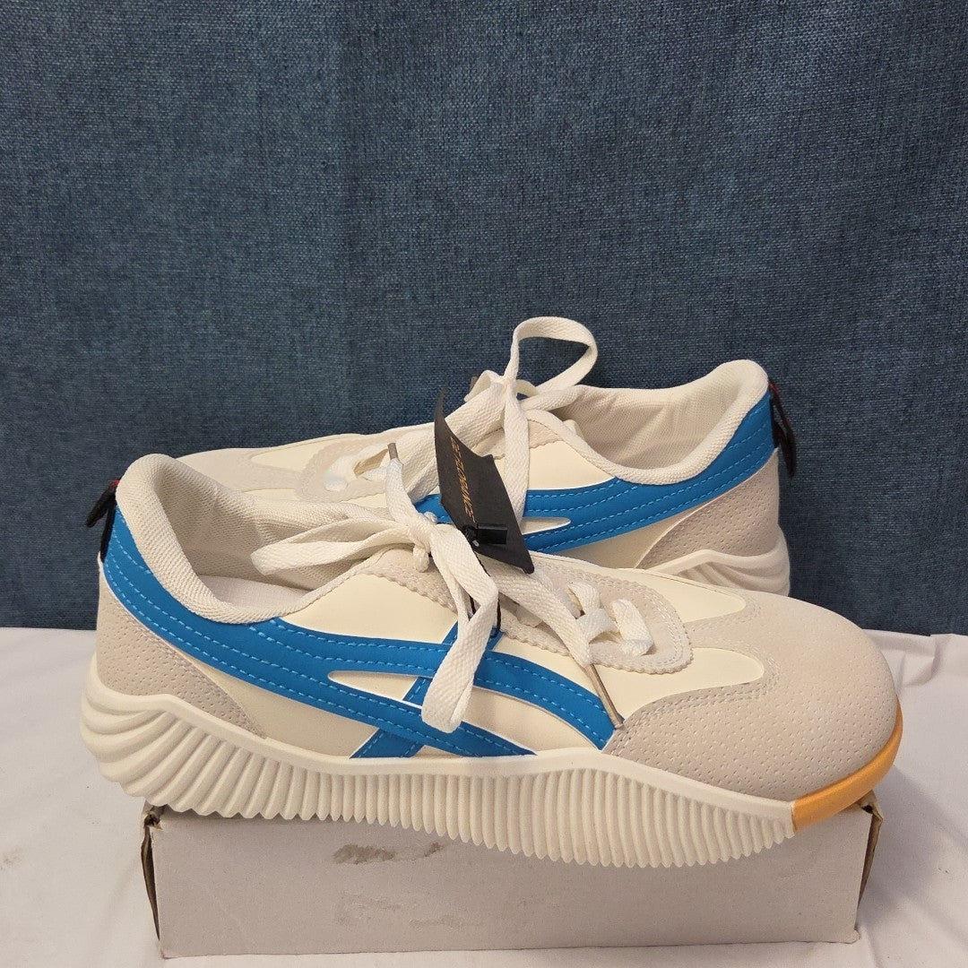 DeFlorance CLOUDEA 2.0 Orthopedic Sneakers | White Blue Women's Size 8 NEW