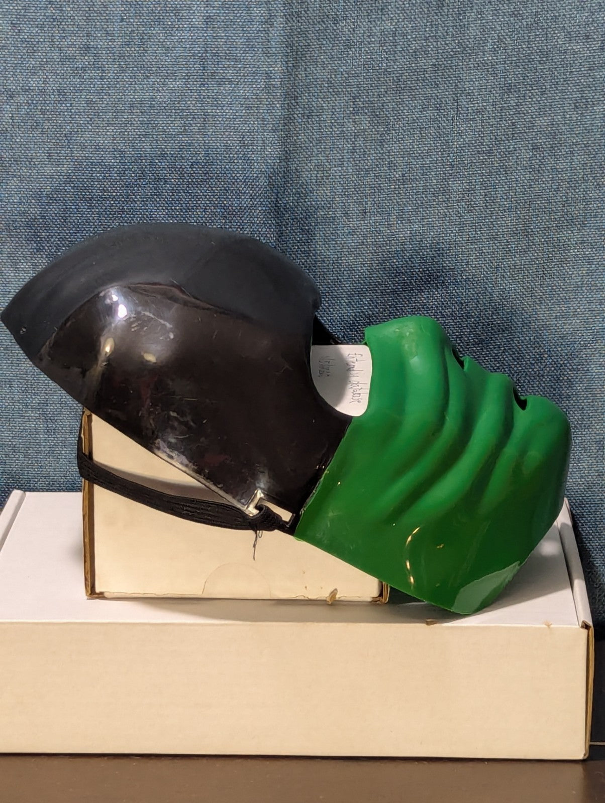 Kids Ninja Mask Green & Black Halloween Costume Accessory Dress Up Half Mask