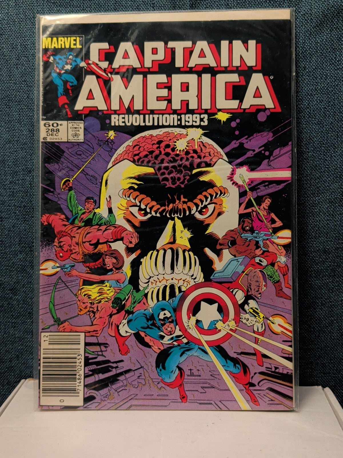 Captain America #288 1983 Newsstand Good Condition Revolution 1993 Modok