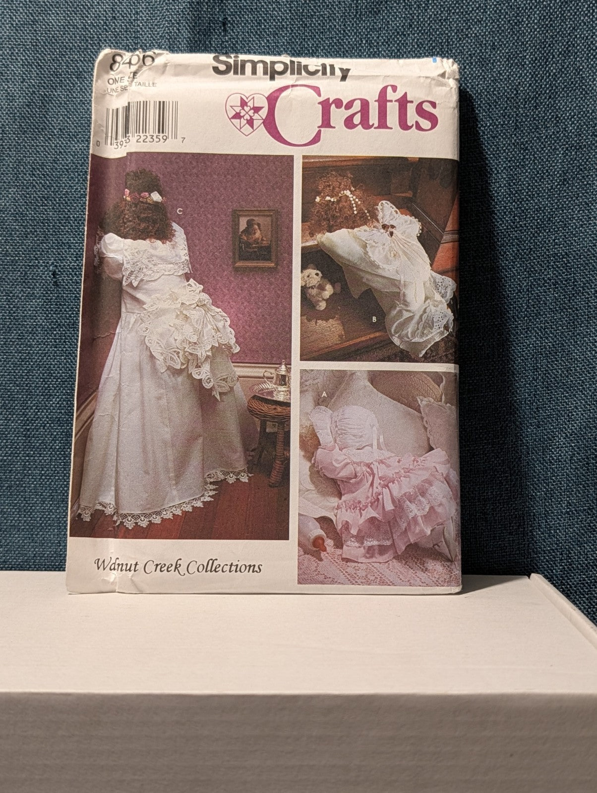 Simplicity 8466 Walnut Creek Hide&Seek Doll Pattern 98 Topsy Turvy 3 Sizes Uncut