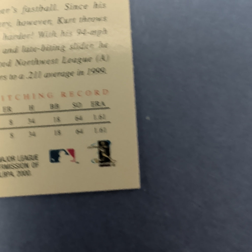 2000 Topps Gallery - Students of the Game Kurt Ainsworth #147 (RC)