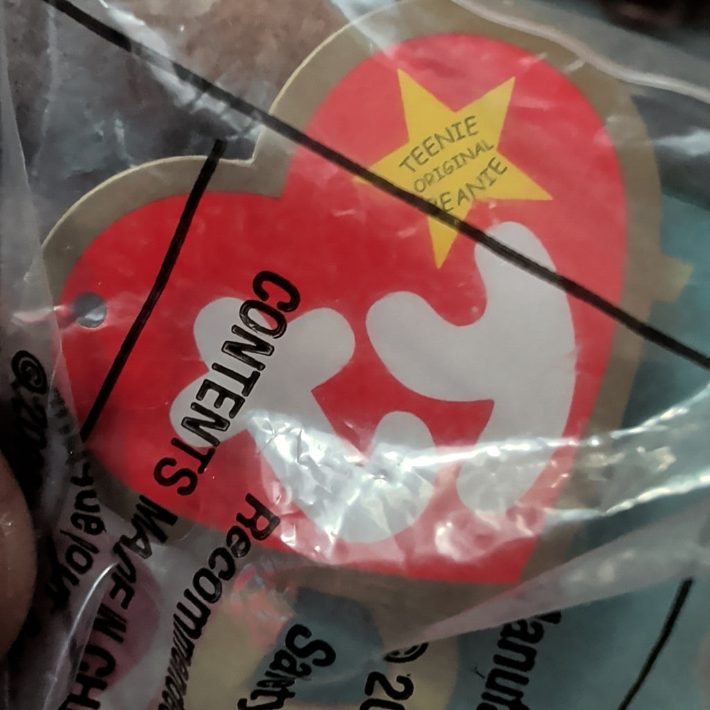 Ty Teenie Beanie Baby Spike the Rhinoceros #11 McDonald’s 2000 Sealed New Retire