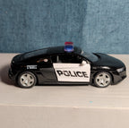 RMZ City Audi R8 Police Car 1/36 Diecast Pull Back Opening Doors PreOwned