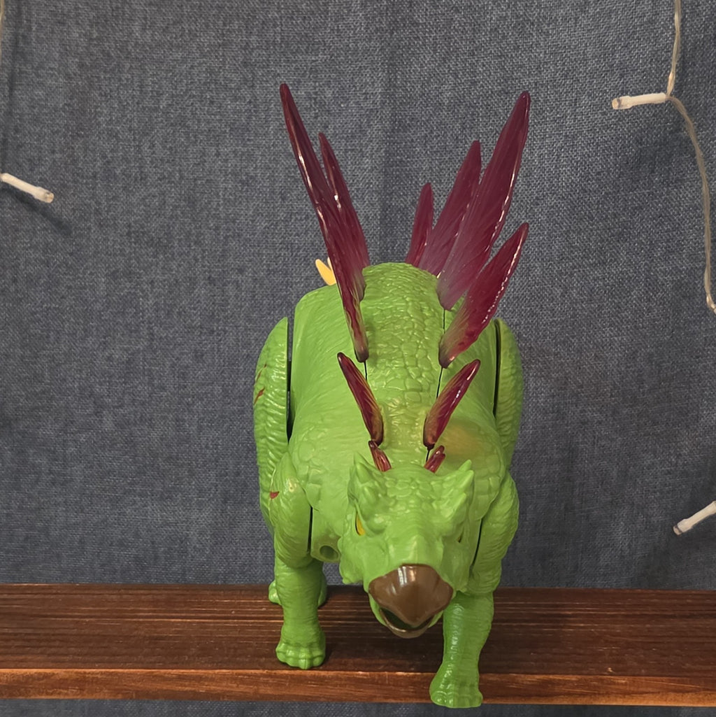 Zuri Inc Stegosaurus Walking Dinosaur Light Up Spikes 12.5