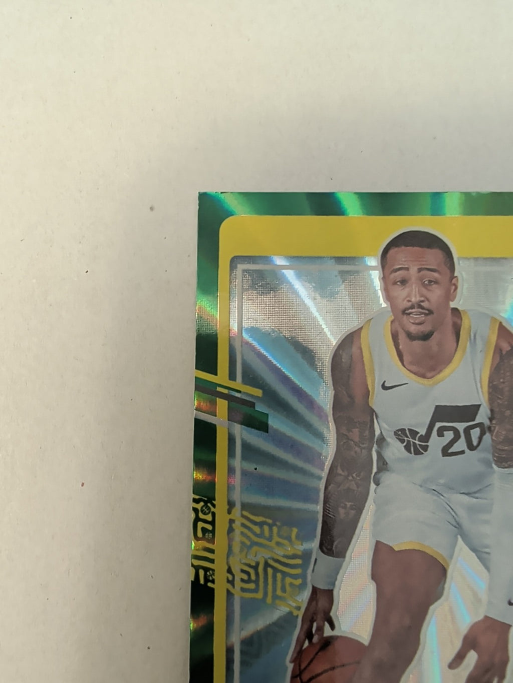 2023-24 Donruss John Collins #184 Green Holo Laser Parallel Utah Jazz