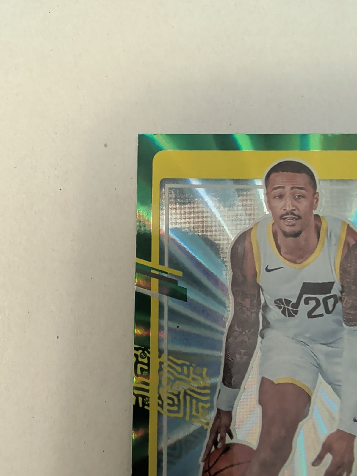 2023-24 Donruss John Collins #184 Green Holo Laser Parallel Utah Jazz