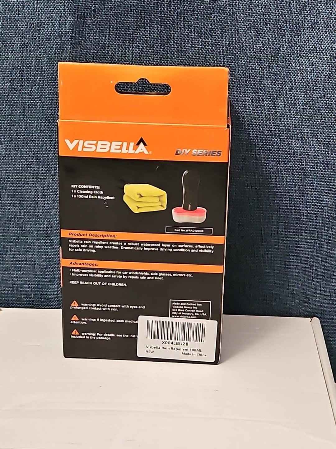 Visbella Rain Repellent DIY Kit 100ml | Hydrophobic Glass Coating Shield