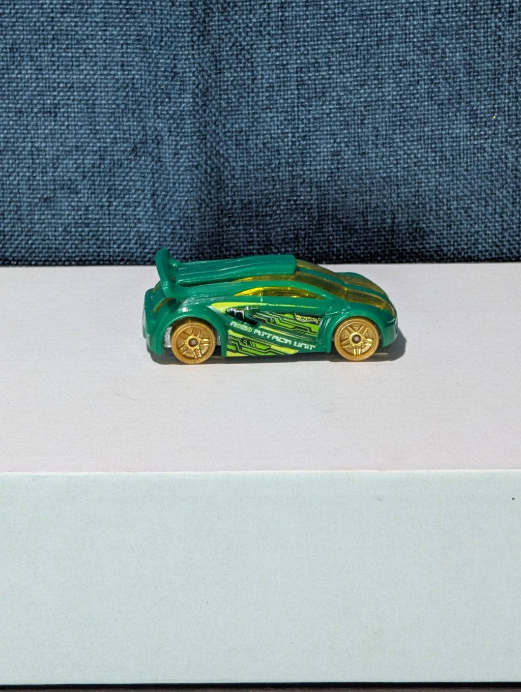 Hot Wheels Technetium Green Diecast Car | Nitrobot Attack Set Exclusive | Track