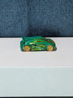 Hot Wheels Technetium Green Diecast Car | Nitrobot Attack Set Exclusive | Track