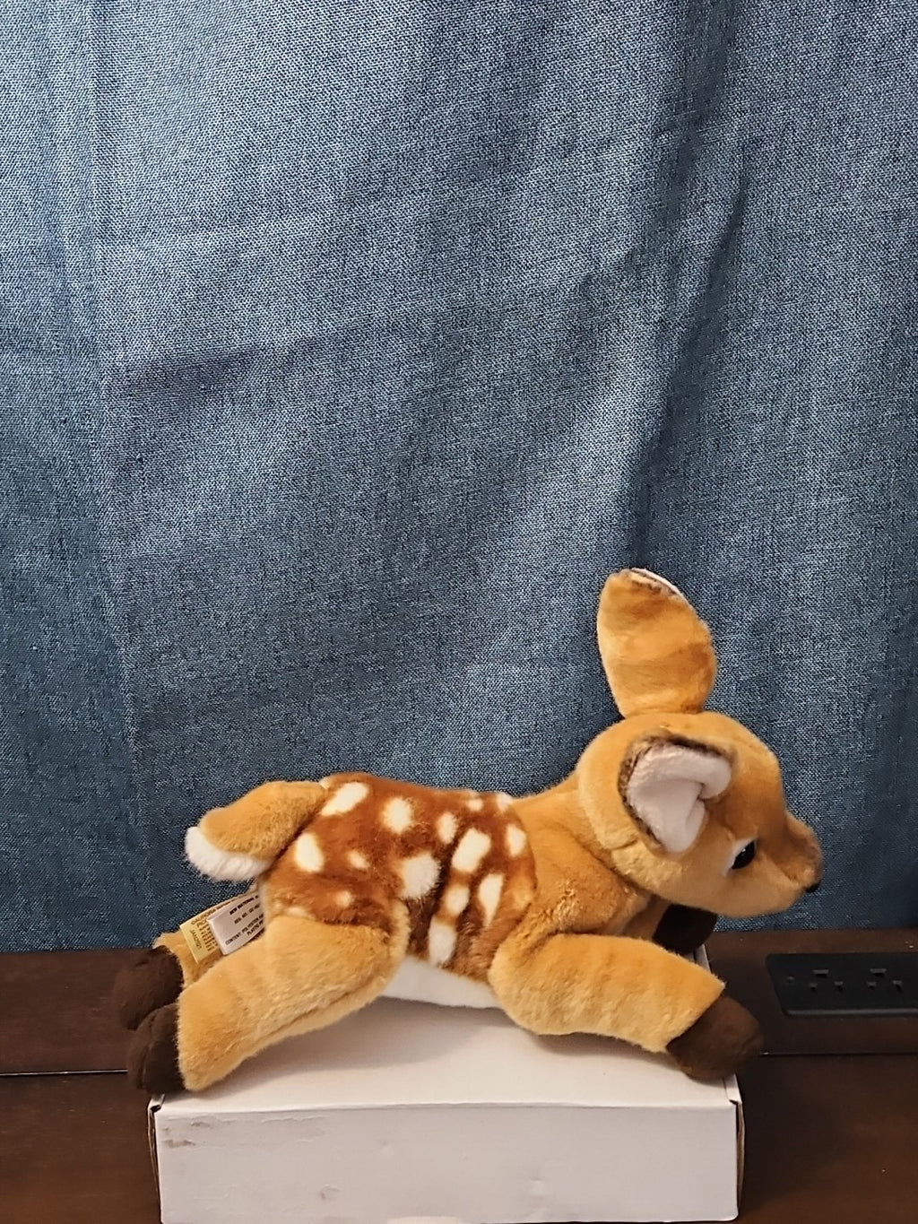 Aurora Miyoni Spotted Fawn Deer Plush 11" | Realistic Laying Down Stuffed Animal