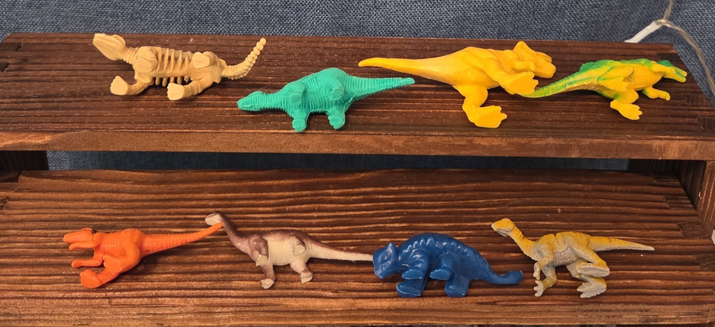Mini Plastic Dinosaur Figure Lot 8 Prehistoric Toys