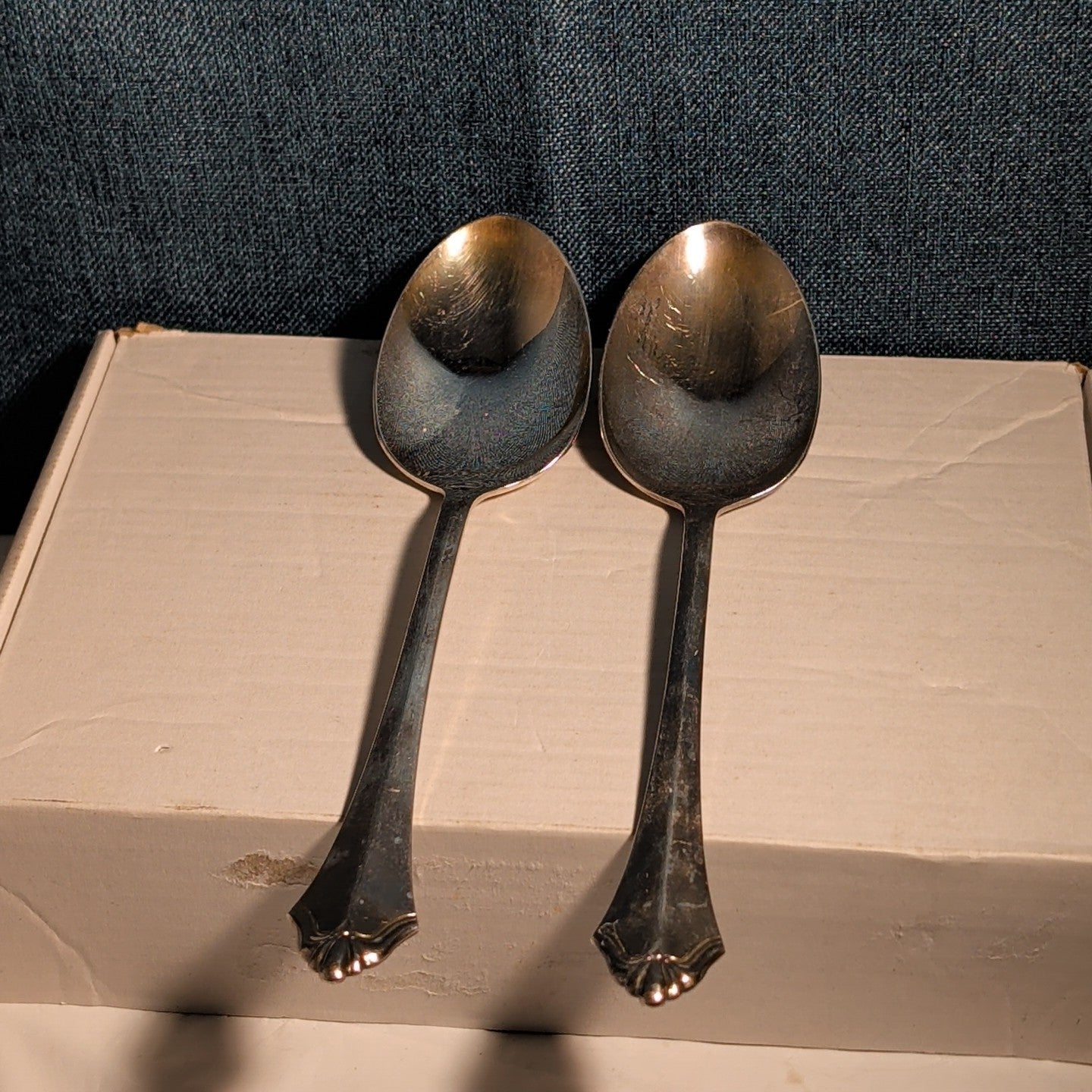 4 Pc ONEIDA Community ROYAL FLUTE Serving Set | Kenwood Meat Fork Spoons MCM