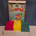 Vintage Discovery Toys Timber Wooden Block Stacking Game