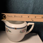 Vintage Noritake Sheridan Creamer Pitcher Art Deco Floral 1920s Gold Japan 3"