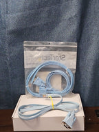 StarTech Cisco Console Cable 6ft | DB9 to RJ45 Management Router Switch | Blue
