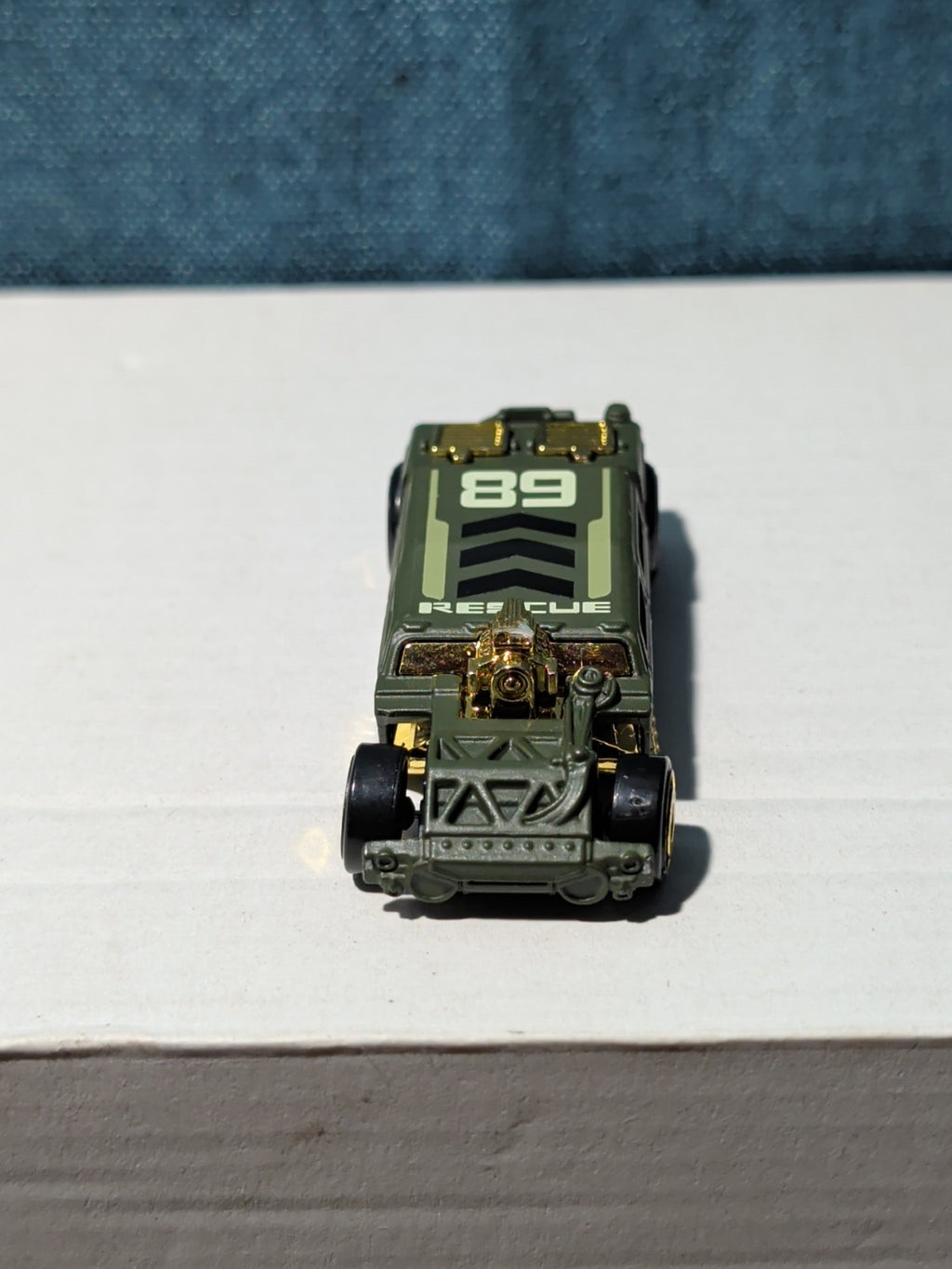 Hot Wheels Lethal Diesel | 2020 HW Rescue "Artichoke Green" | Matte & Gold