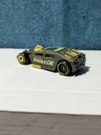 Hot Wheels Lethal Diesel | 2020 HW Rescue "Artichoke Green" | Matte & Gold