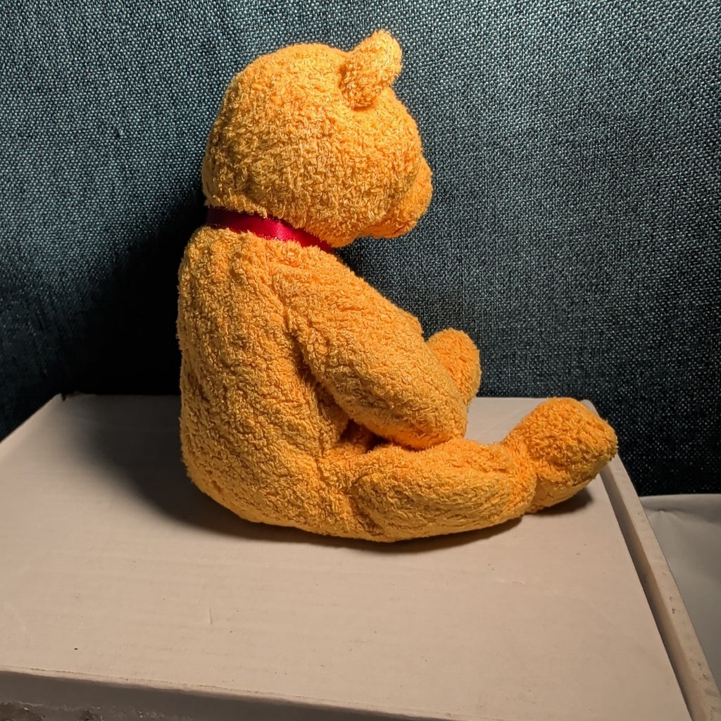 Ty Beanie Baby POOPSIE THE BEAR | 2001 Retired MWMT | Vintage Yellow Teddy Bear