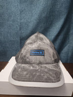 Hurley Flex-Fit Mission Trucker Hat Cap Size L/XL Gray Mesh Performance Surf