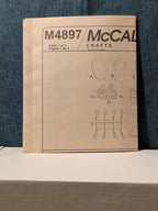 McCall's M4897 Nursery Decor Pattern 2005 Crib Organizer Diaper Stacker UNCUT