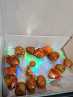Baroque Tortoise Pre-Drilled Plastic Beads 2oz Boho Craft Lot