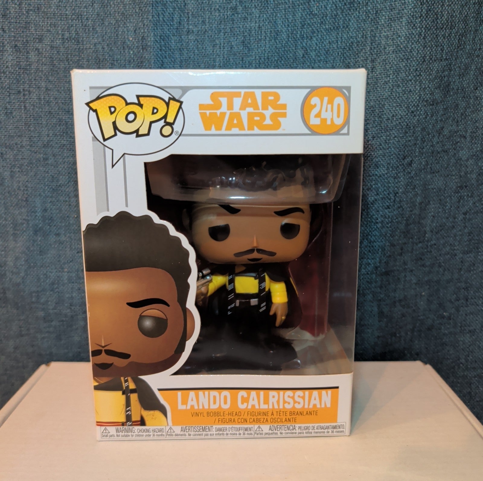 Funko POP Star Wars Lando Calrissian 240 Vinyl Bobble-Head In Box w/ Protector