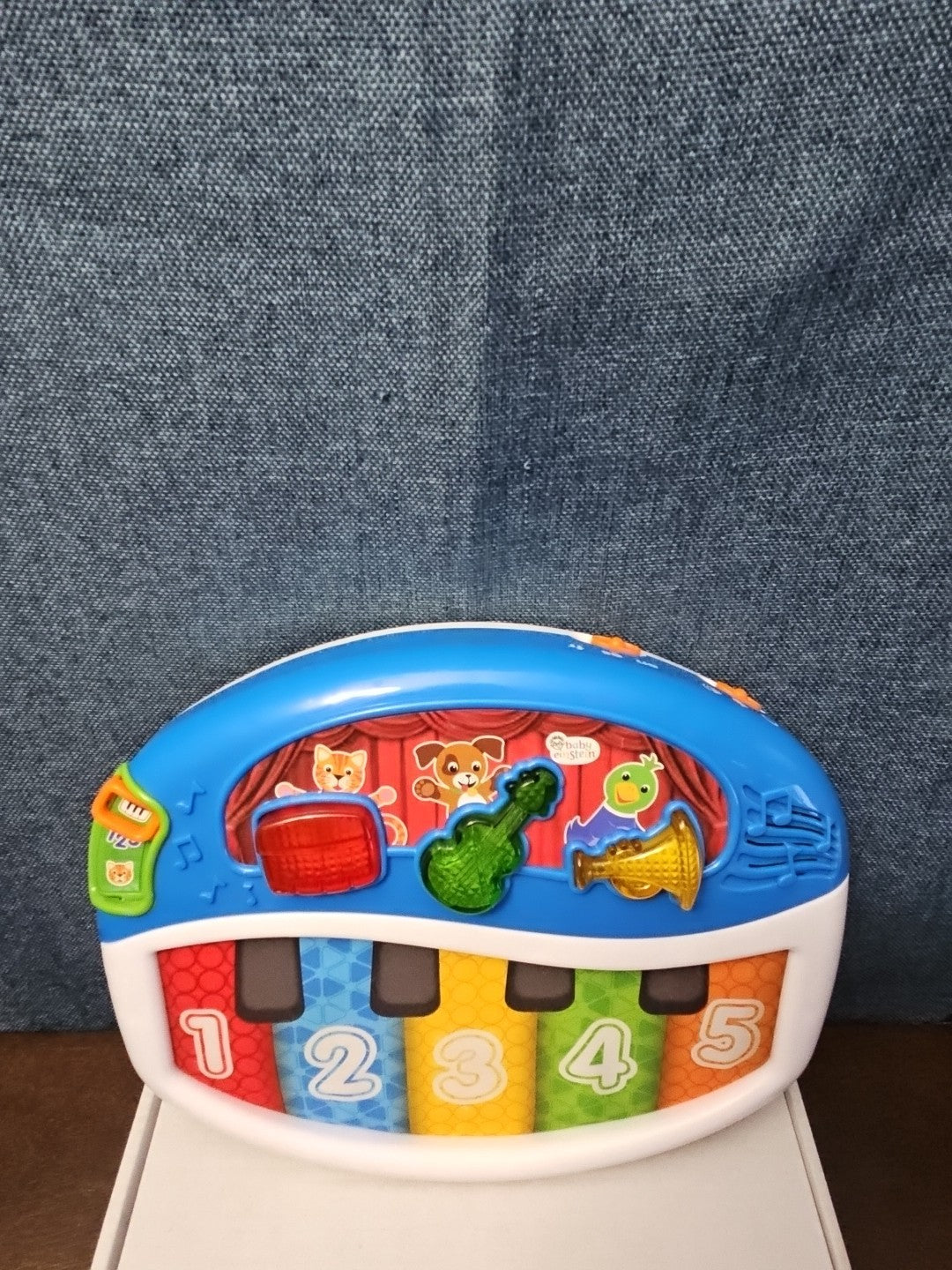 Baby Einstein Discover & Play Piano | Musical Light-Up Toy | English Spanish