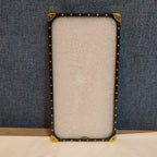 Boutique Samsung Galaxy Queen Crown Gold Square Case Shockproof