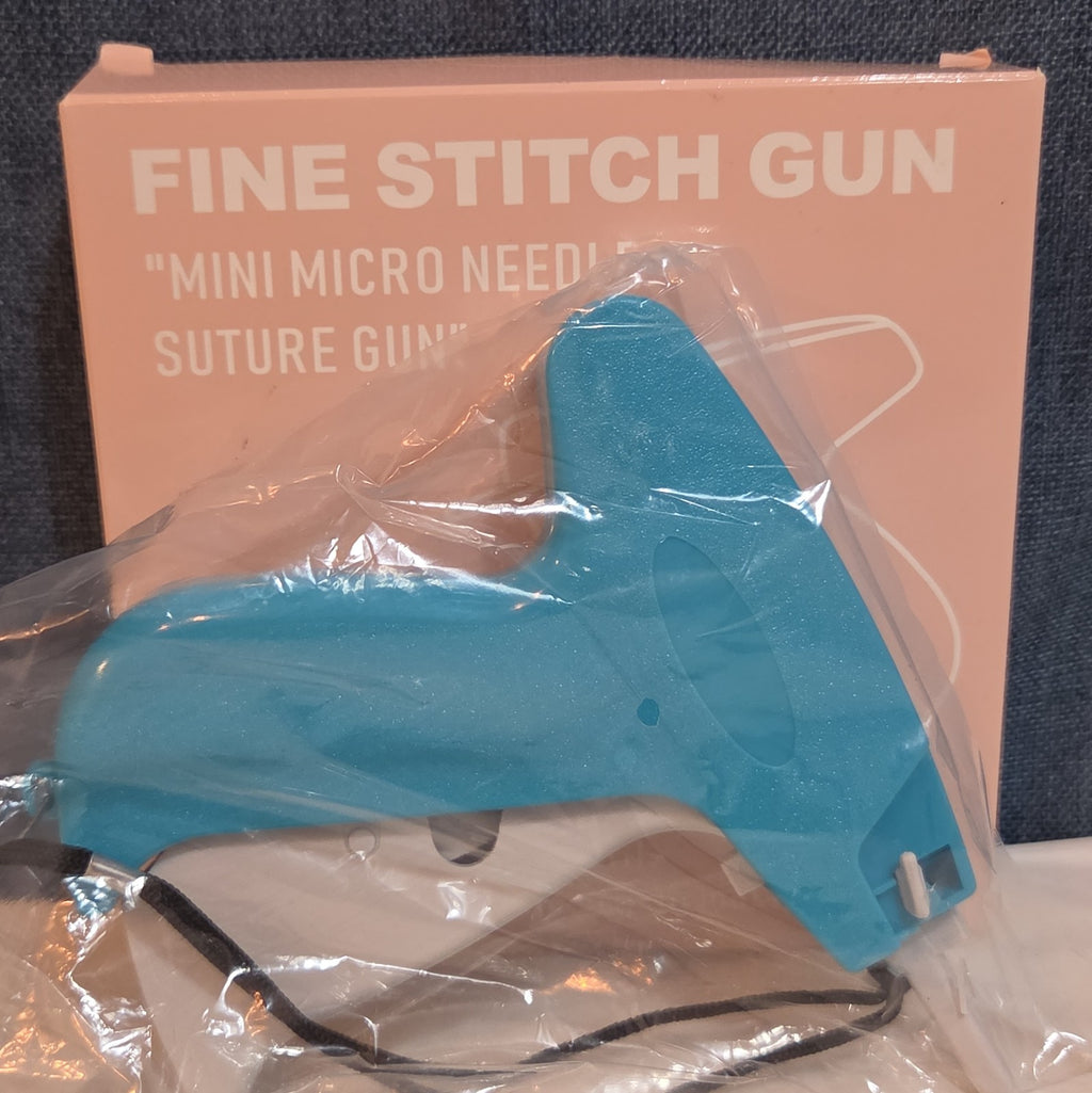 Fine Stitch Tagging Gun Micro Needle Fastener Clothing Tool Blue New OB