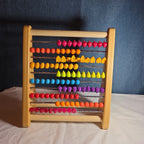 B. Toys Wooden Fruit Abacus Colorful Counting Frame