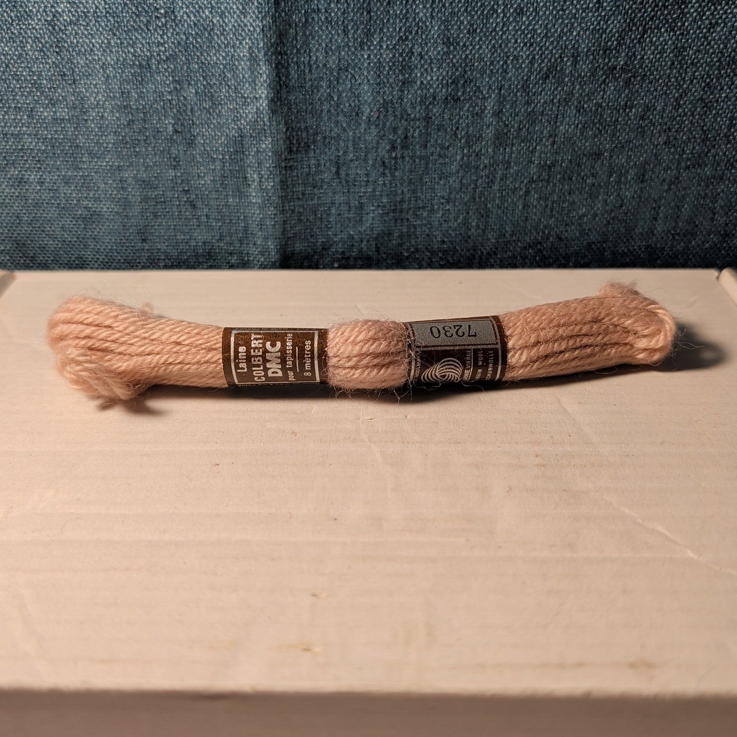 Vintage Tapestry Wool Lot 5 Skeins DMC Laine Colbert & Wolle-Rödel Virgin Wool