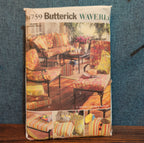 Butterick 4759 Waverly Patio Furniture Cushion Pattern DIY Home Uncut B4759