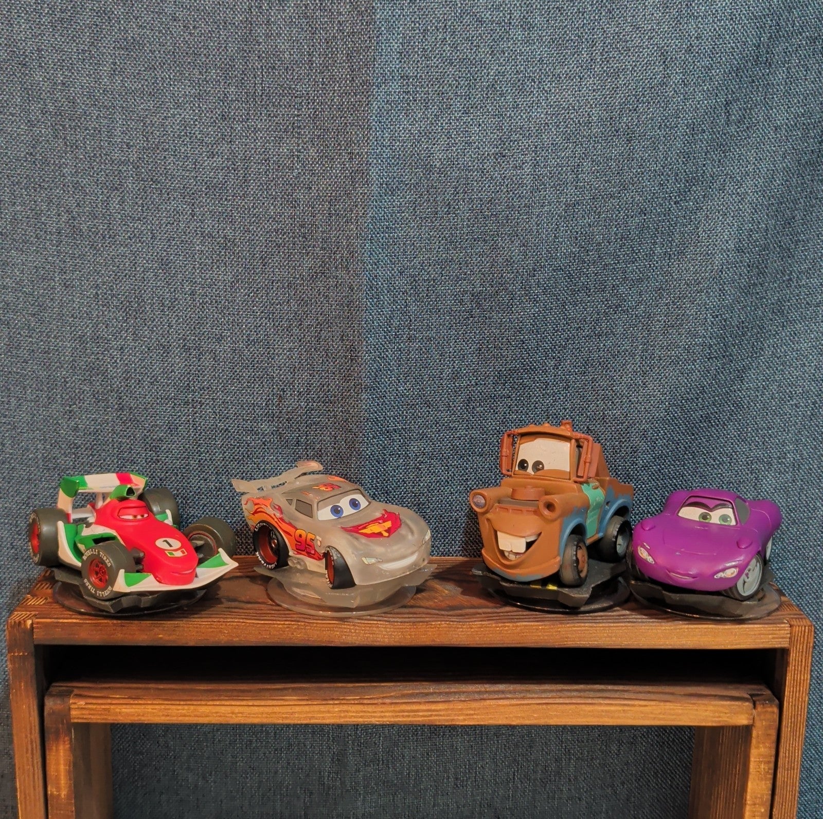 Disney Infinity 1.0 Cars 4 Figure Lot Crystal McQueen Mater Holley PVC