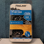 NEW TriLink S52 14" Replacement Saw Chain 2-Pack | 52 Drive Links .050" Gauge