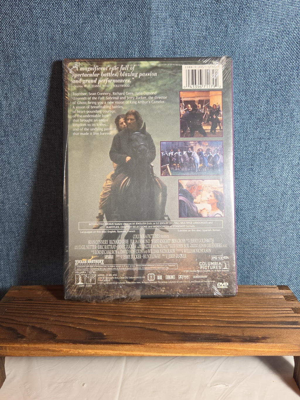 First Knight (DVD, 1995) Sean Connery, Julia Ormond, Richard Gere WS/FS NEW