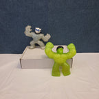 Goo Jit Zu Heroes Marvel Set of 4 Hulk Iron Man Pantaro Blazagon Squishy Toy