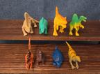 Mini Plastic Dinosaur Figure Lot 8 Prehistoric Toys