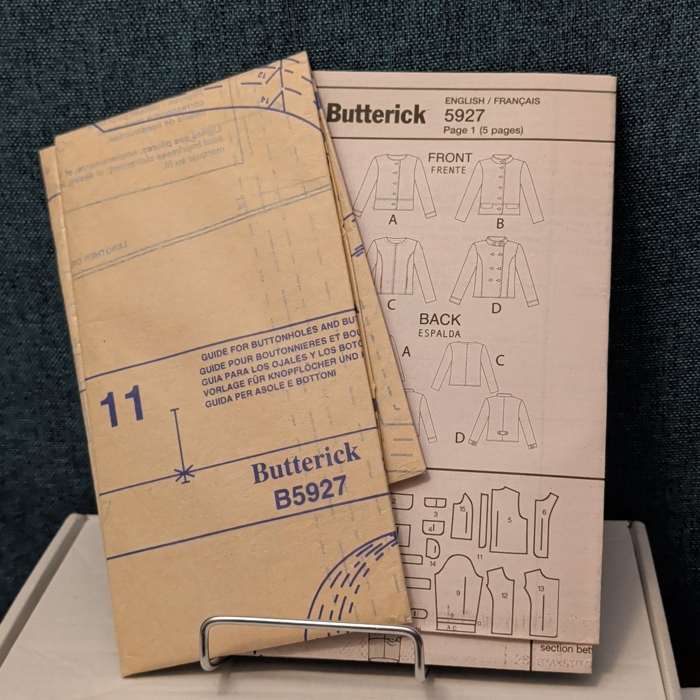 Butterick B5927 Jacket Sewing Pattern Sizes 6-14 UNCUT | 150th Anniversary Easy